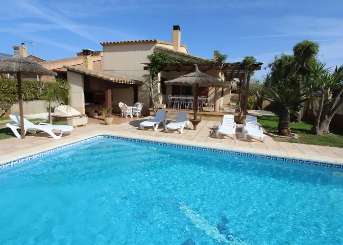 Casa Con Piscina Privada, Cerca Del Mar, Wifi Gratis, Aire Opcional, Mascotas Y Playa Para Perros - Es-184-10